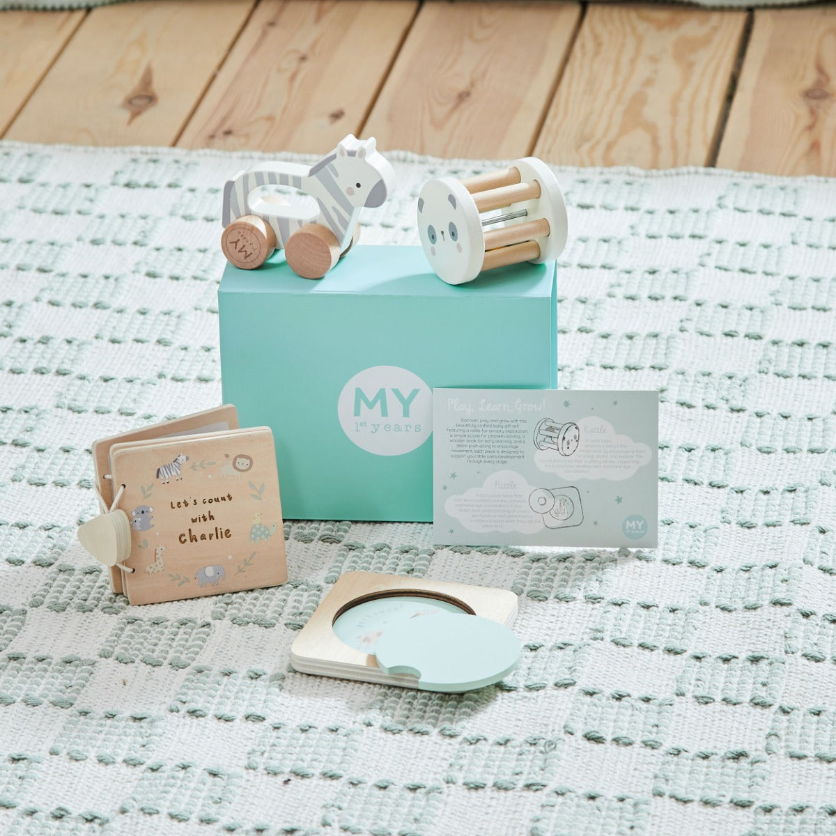Personalised Born To Be Loved Wooden 6m+ Development Set FSC®