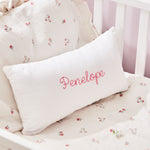 Personalised Name Chain Stitch Linen Cushion 