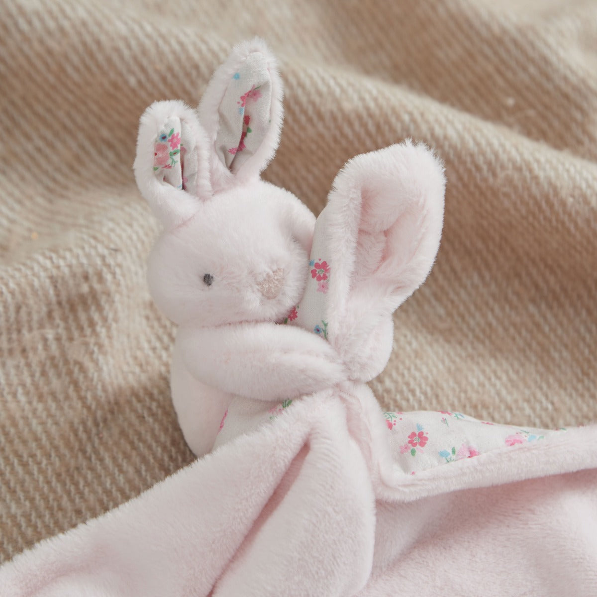 Personalised Pale Pink Bunny Comforter 