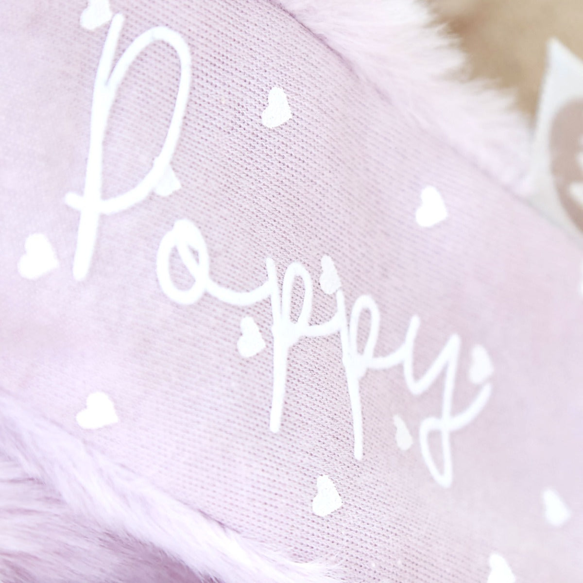 Personalised Lush Lavender Bunny Soft Toy 