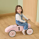 Personalised Pink Metal Ride On Car