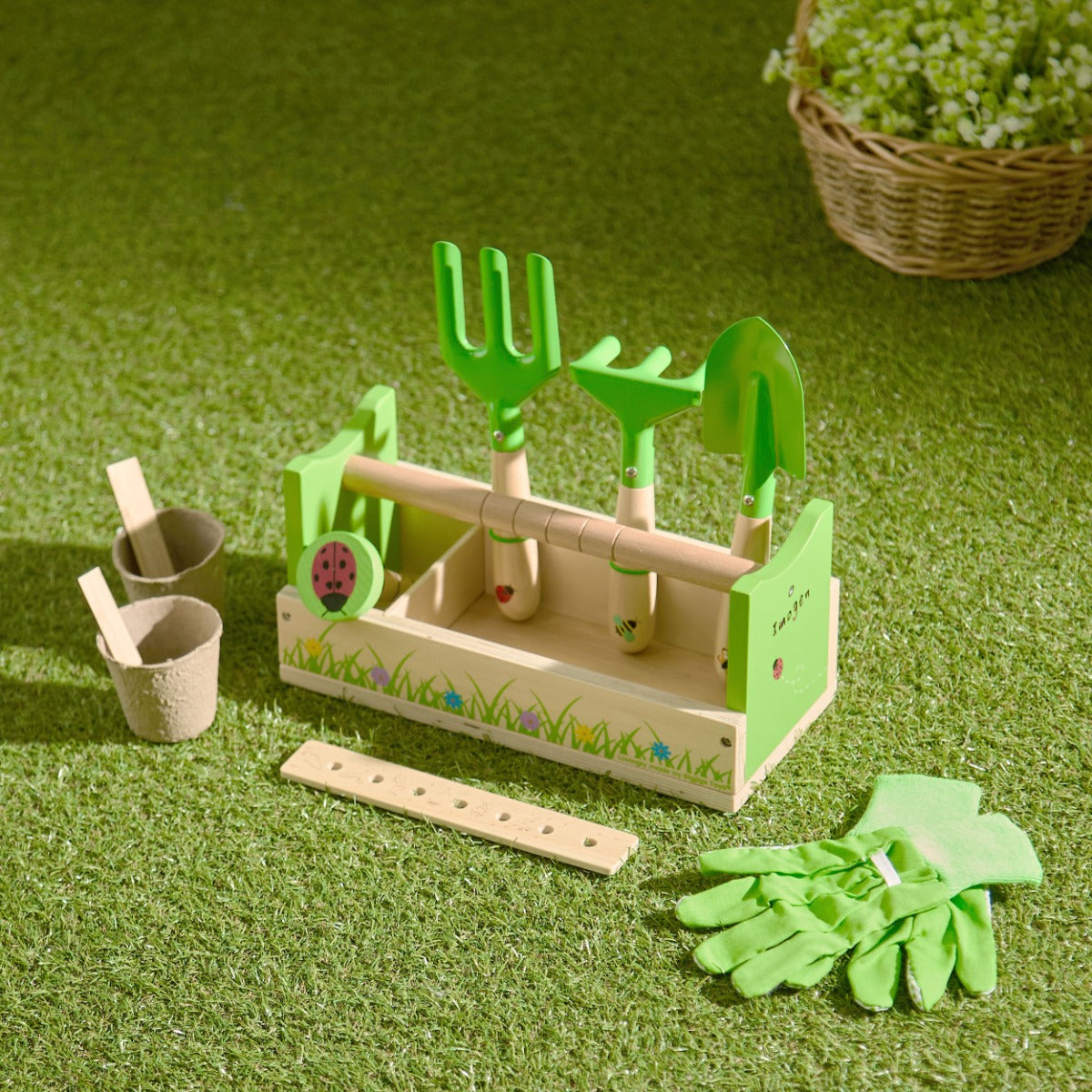 Personalised Big Jigs Gardening Caddy Toy