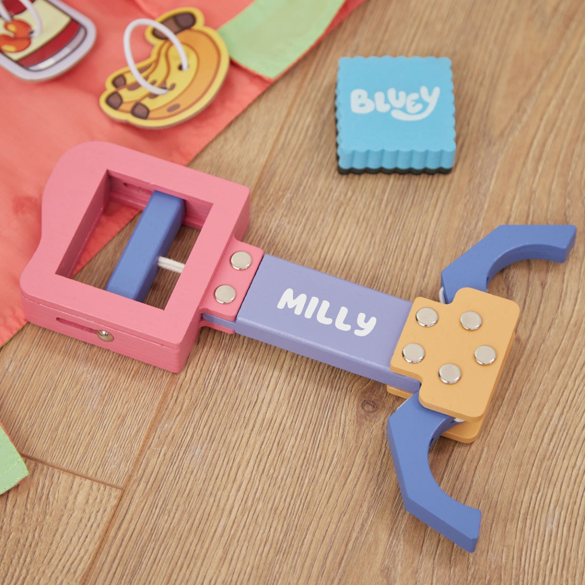 8th Wonder Personalised Bluey Grannies Litter Picker Shopping Set
