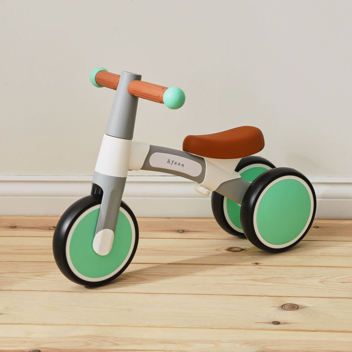 Personalised Hape Green Balance Bike