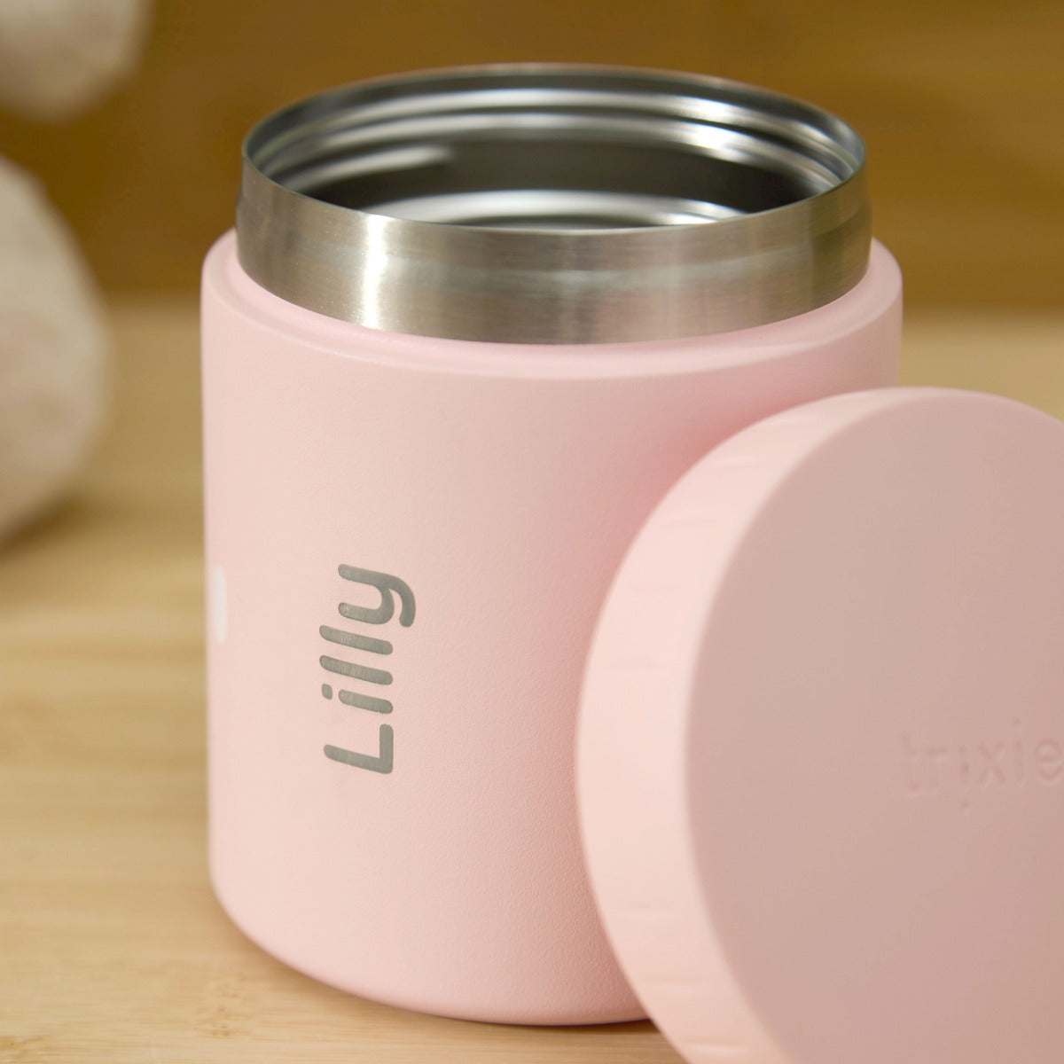 Personalised Trixie Mrs Rabbit Insulated Food Jar 