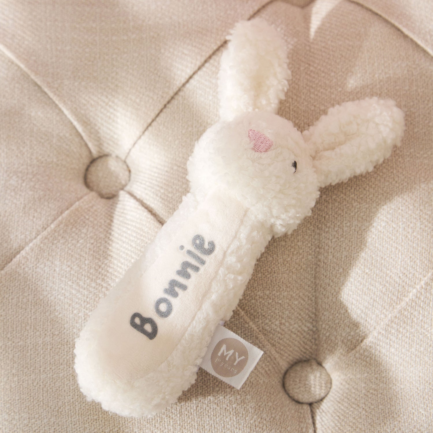 Personalised Bunny Rattle