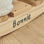 Personalised Nattou Cream Borg Elephant Rocker