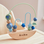 Personalised Dino Rocking Bead Activity Toy FSC®