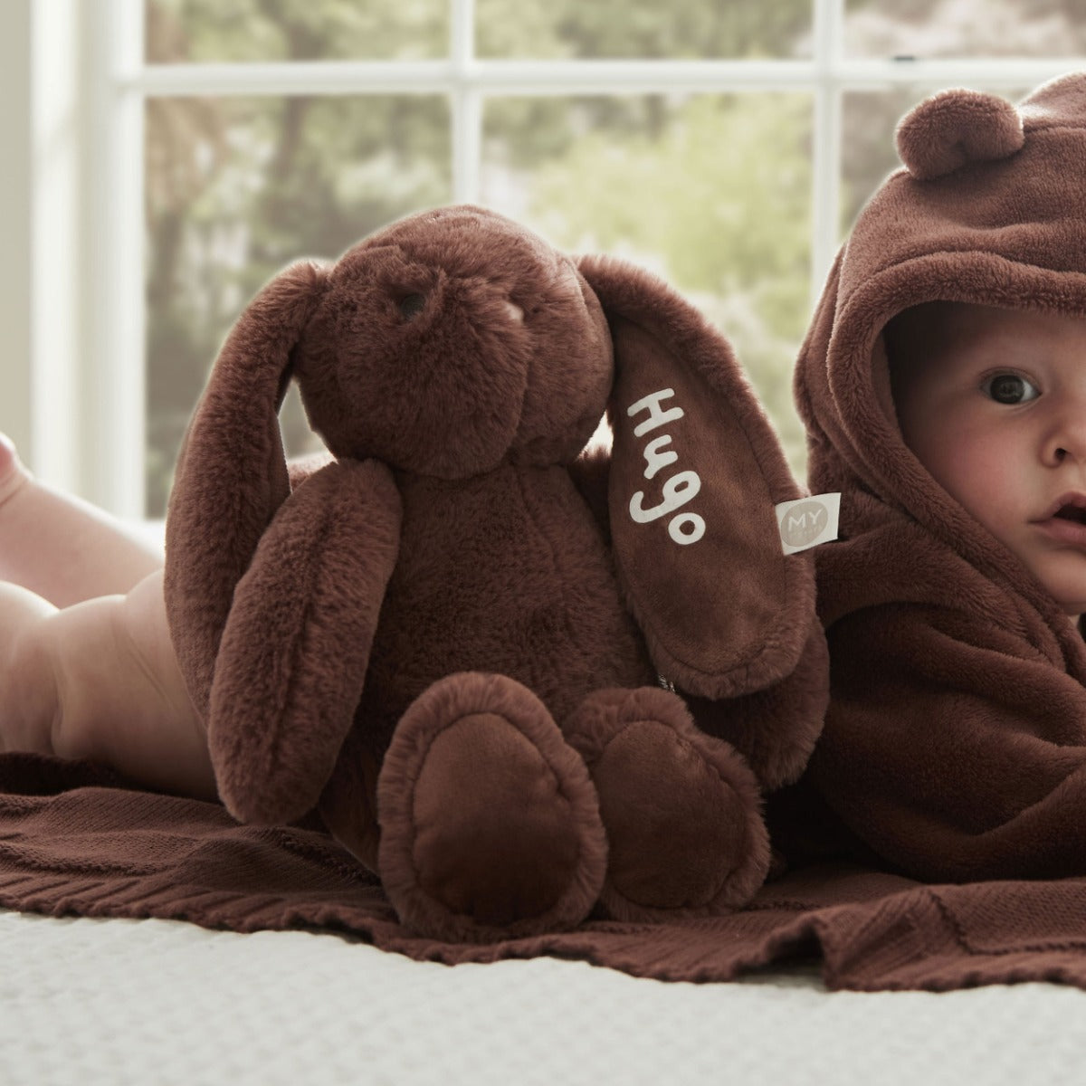 Personalised Cocoa Bunny Soft Toy