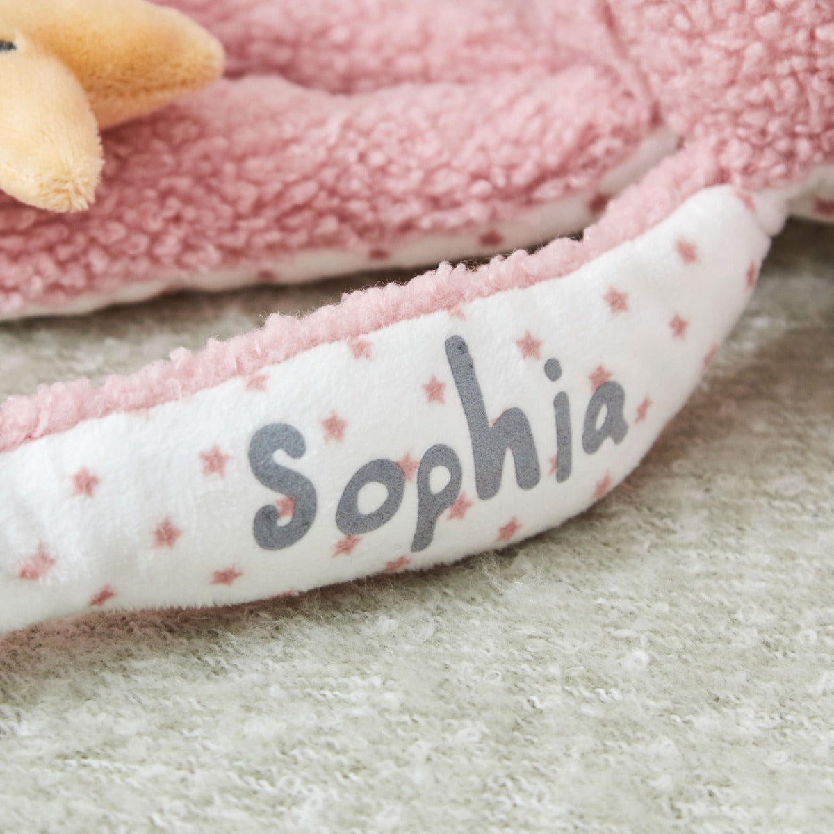 Personalised Pink Octopus Plush Toy