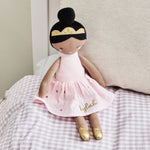 Personalised Ballerina Doll Dark Hair