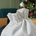 Personalised Santa Sleigh Cream Gift Sack