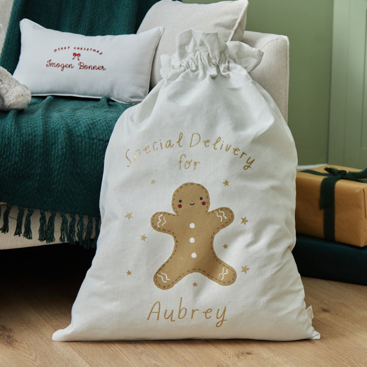Personalised Gingerbread Sack
