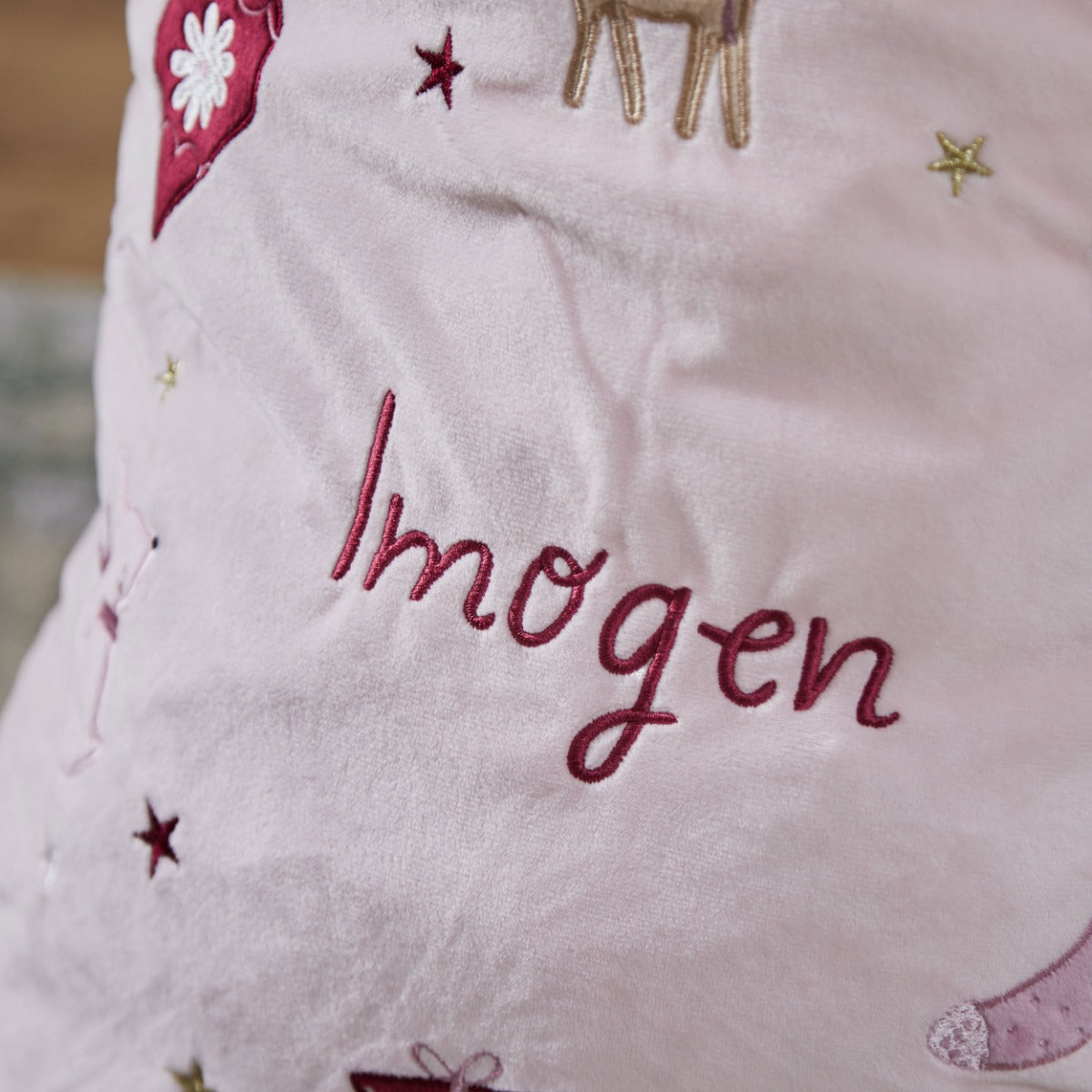 Personalised Pink Christmas Gift Sack