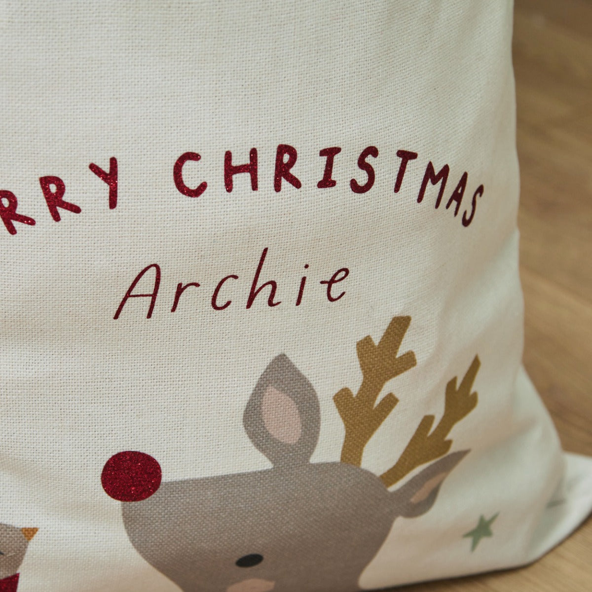 Personalised Robin and Rudolph Sack