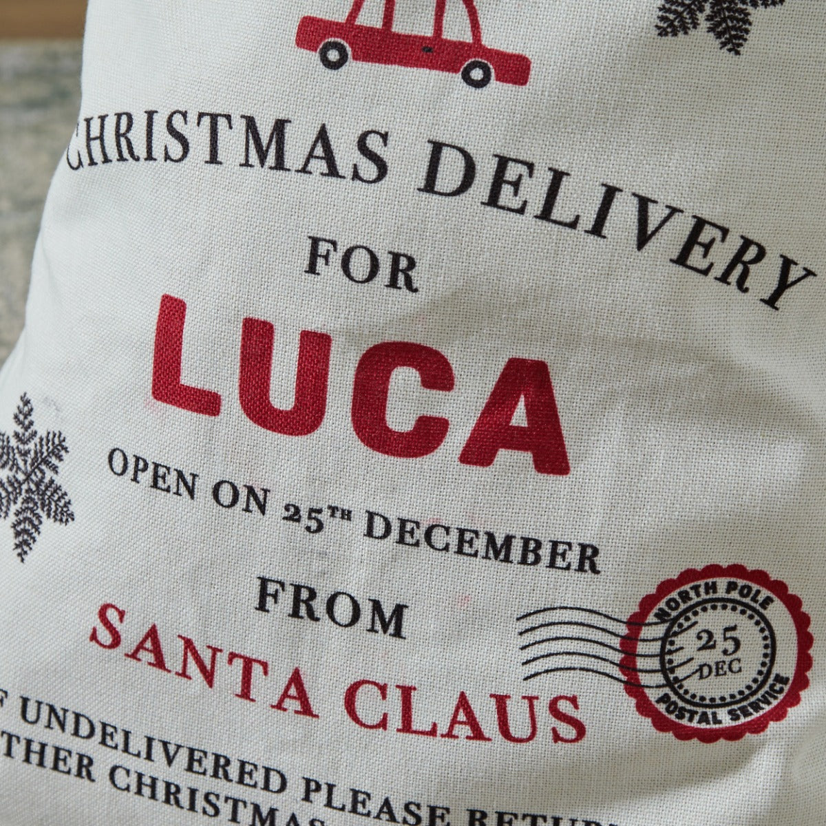 Personalised Christmas Delivery Gift Sack