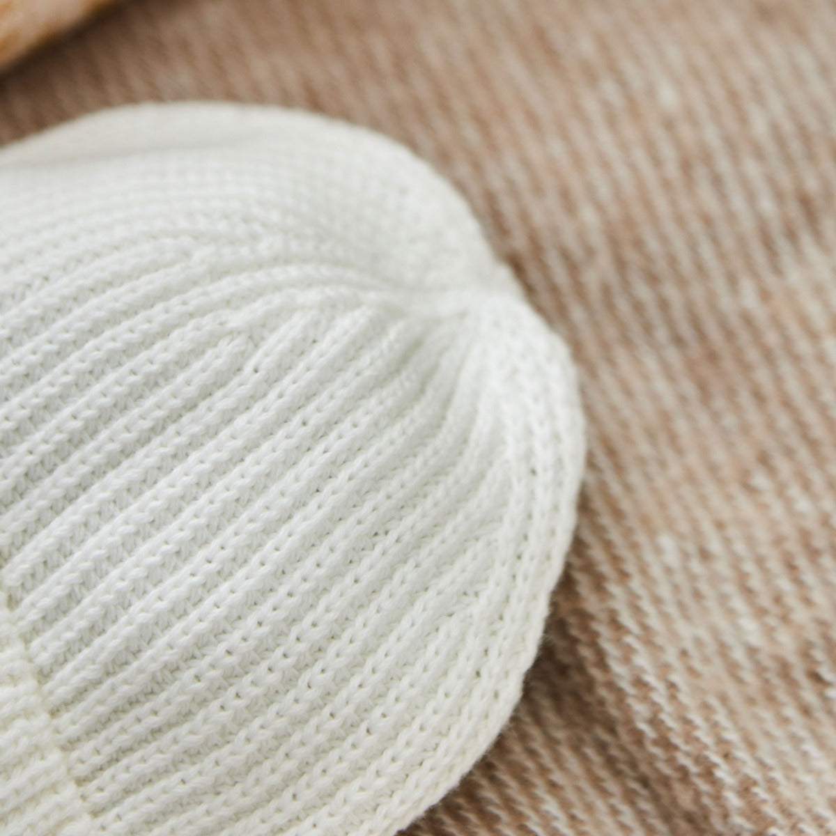 Personalised Gingerbread Ecru Beanie