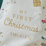 Personalised My 1st Christmas Cream Gift Sack