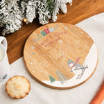 Personalised Penguin Christmas Santa Platter