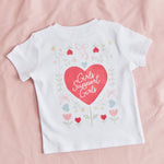 My Kids Personalised Girls Support Girls White T-Shirt