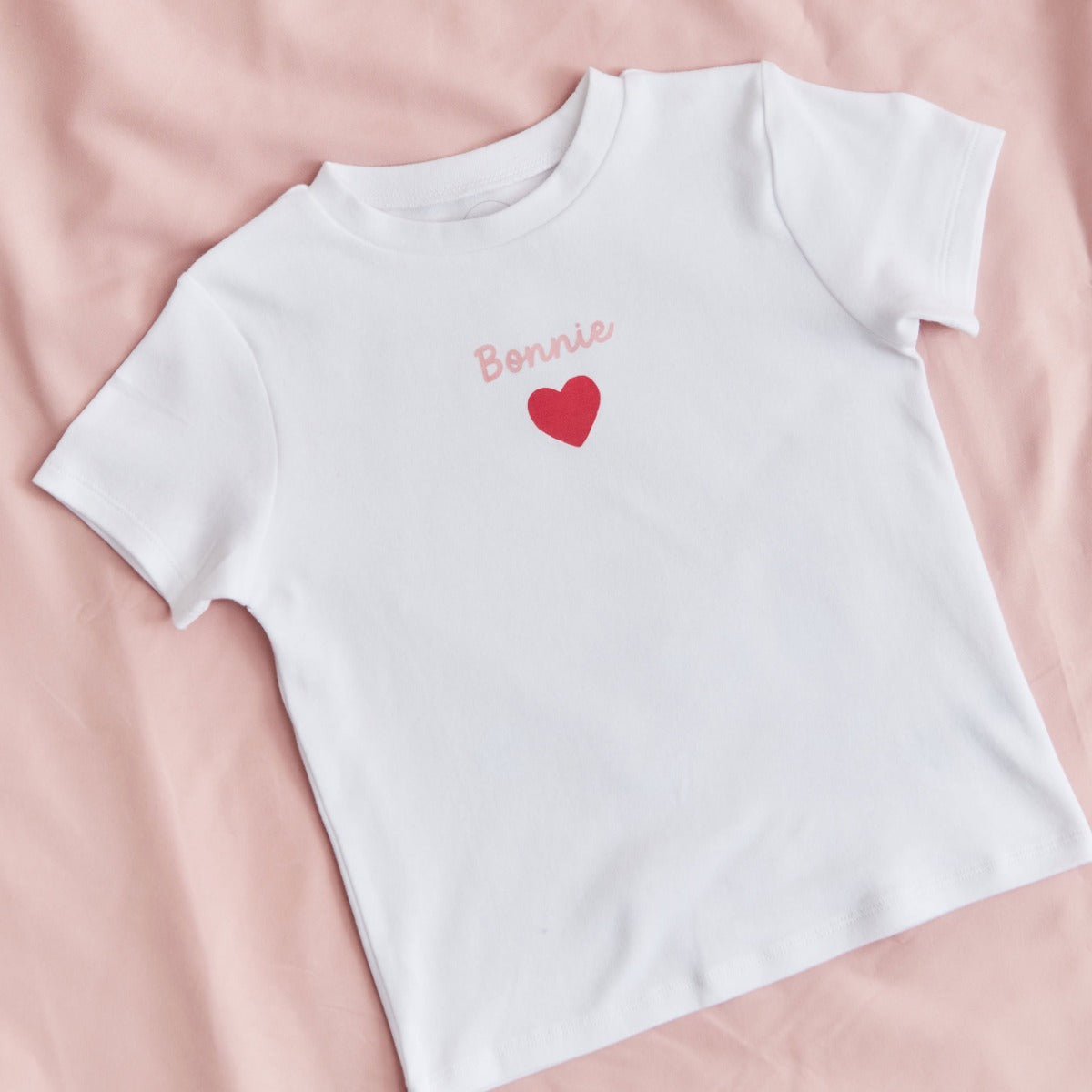 My Kids Personalised Girls Support Girls White T-Shirt