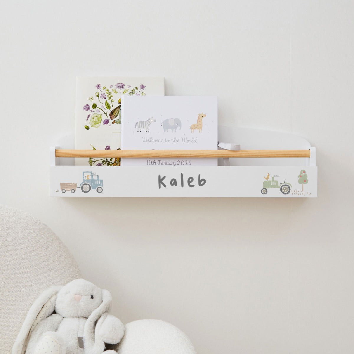 Personalised Fun On The Farm Picture Shelf