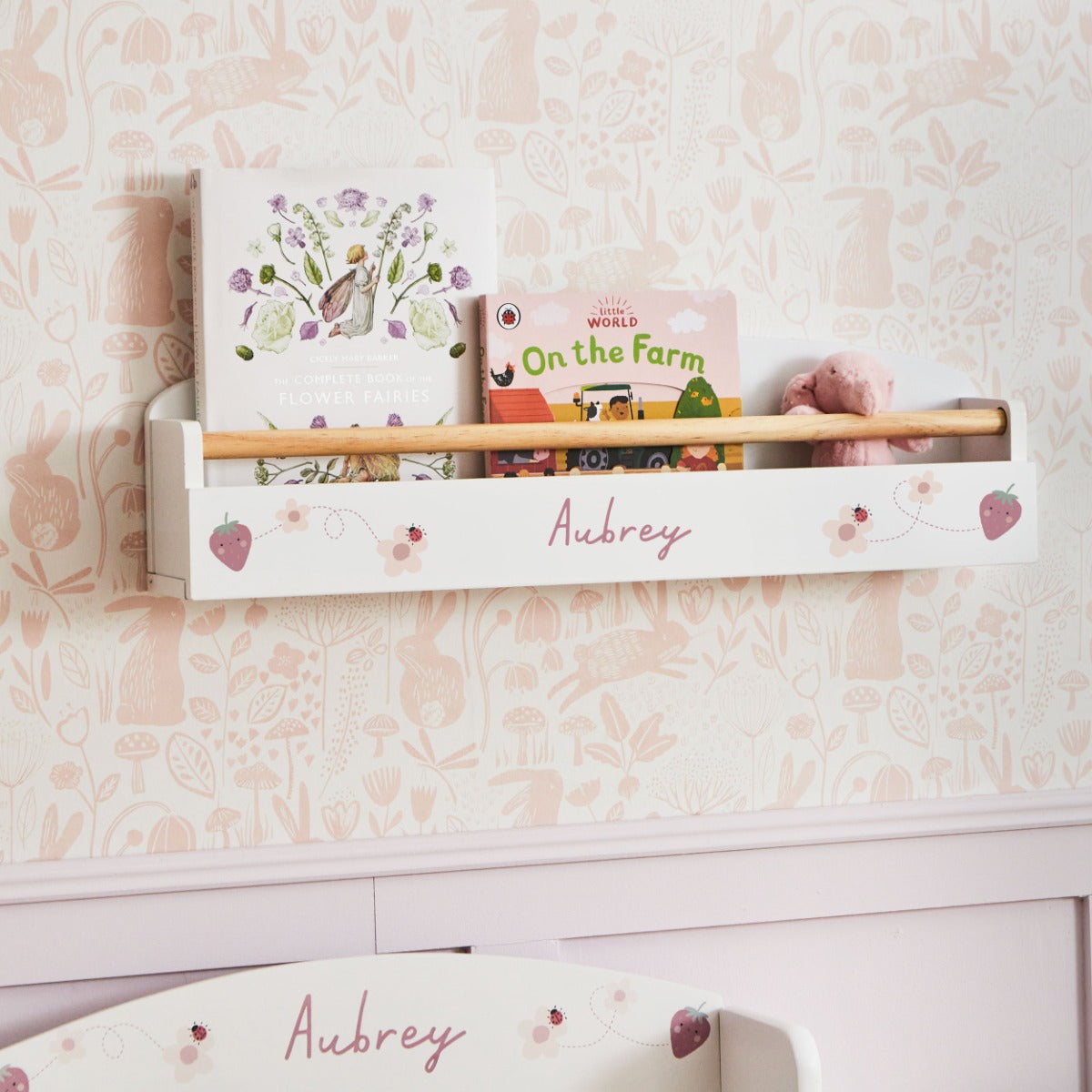 Personalised Bloom & Blossom Picture Shelf 