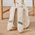 Personalised Ecru Cord Cuddle Club Mini Backpack 