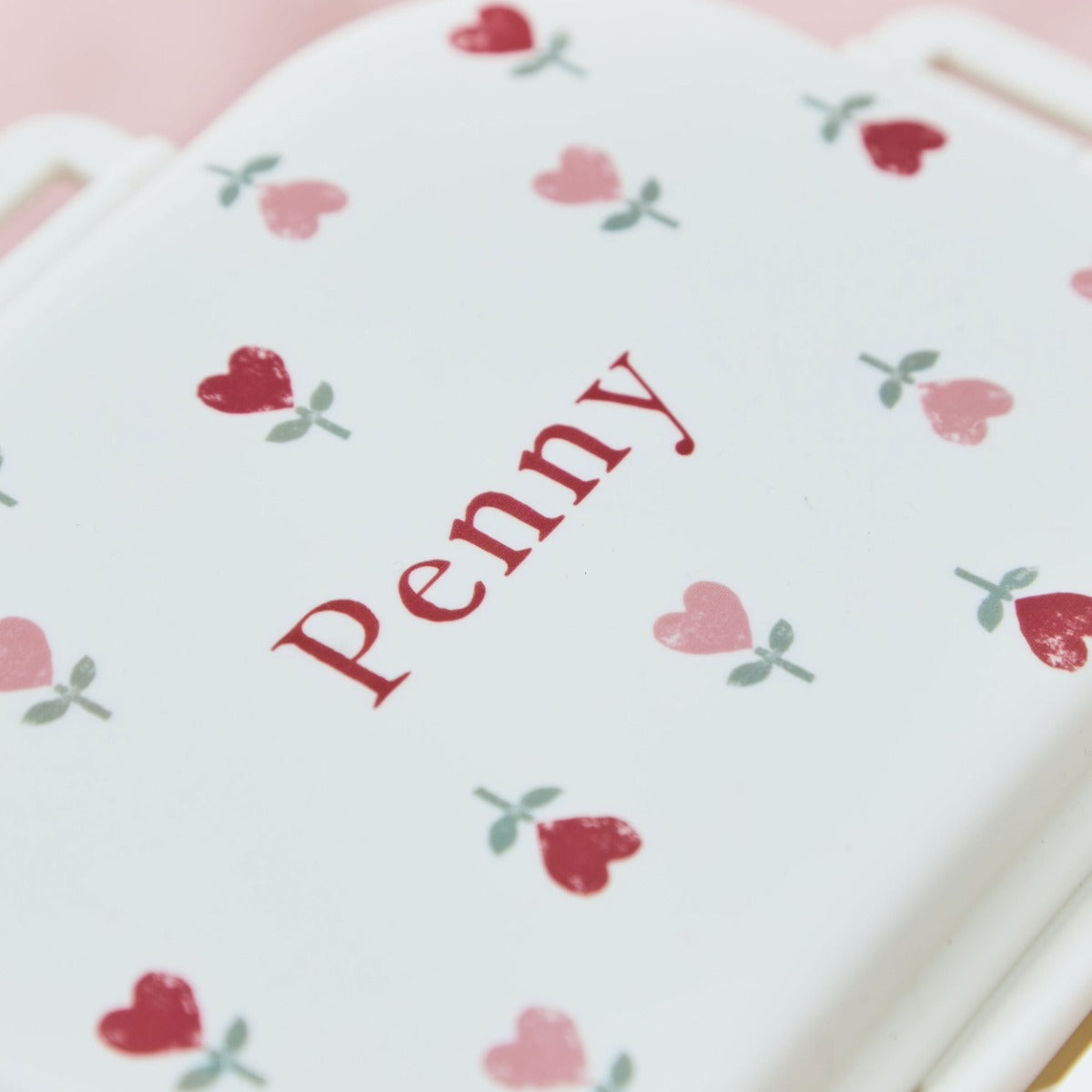 Personalised Heart Flower Lunch Box 