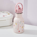 Personalised Bloom & Blossom Pink Water Bottle 