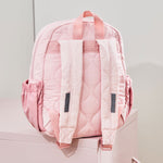 Personalised Bubble Gradient Name Pink Medium Quilted Backpack