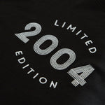 Personalised Men's Black Limited Edition Birth Year T-Shirt by Made Yours