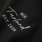 Personalised Black Mr Sweatshirt