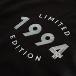 Personalised Men's Black Limited Edition Birth Year Sweatshirt