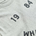 Personalised Grey Black What a Year T-Shirt