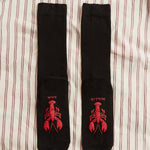 Personalised Glitter Lobster Logo Socks