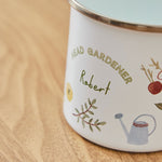 Personalised Head Gardener Enamel Mug