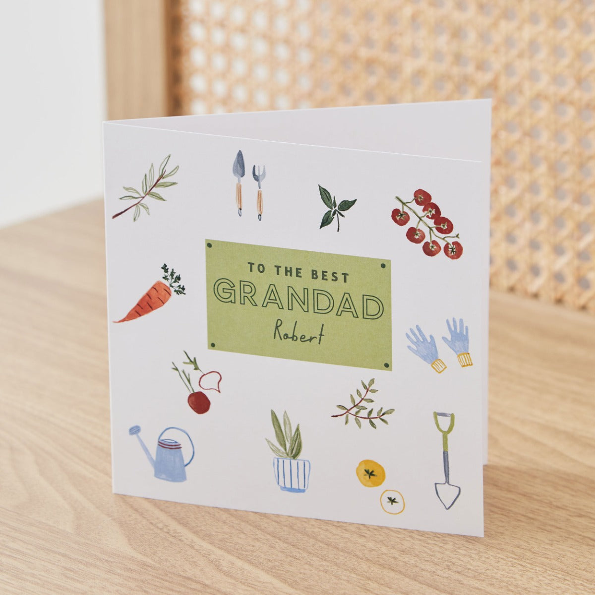 Personalised Gardening Greeting Card 