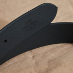 Personalised Black Leather Belt