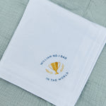 Personalised No.1 Dad Handkerchief