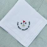 Personalised The Best Golfer Handkerchief