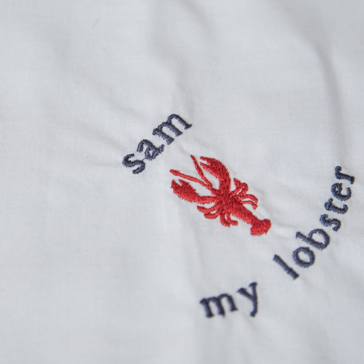 Personalised Lobster Handkerchief