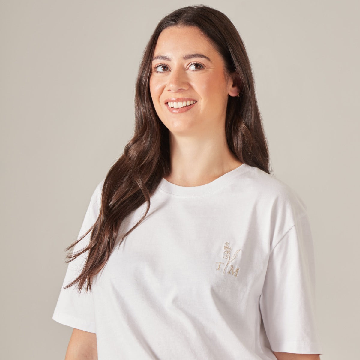 Birth Flower T-Shirt White