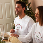 Personalised Adult Merry Christmas Family Jumper