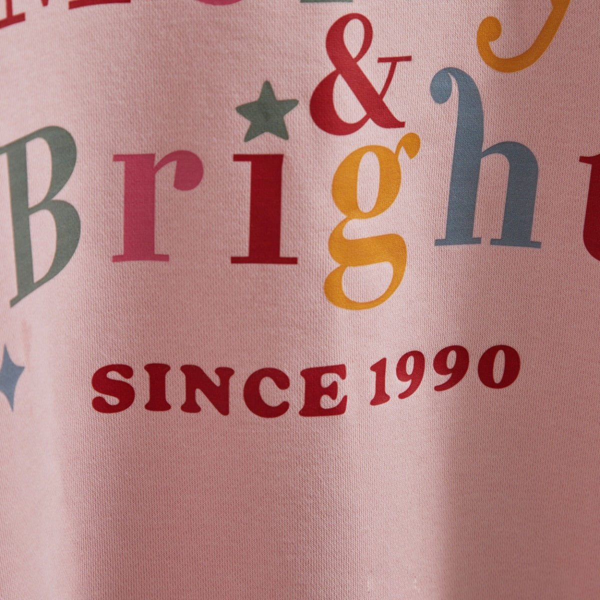Personalised Pink Ladies "Merry & Bright" Christmas Jumper