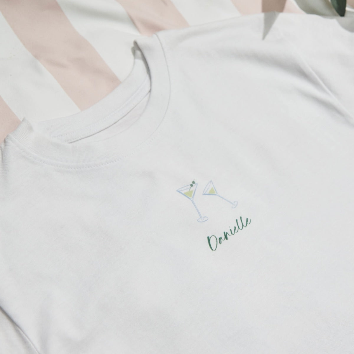 Personalised Last Toast On The Coast Hen T-Shirt 