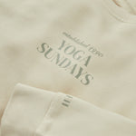 Personalised Cream Wellness Sweatshirt
