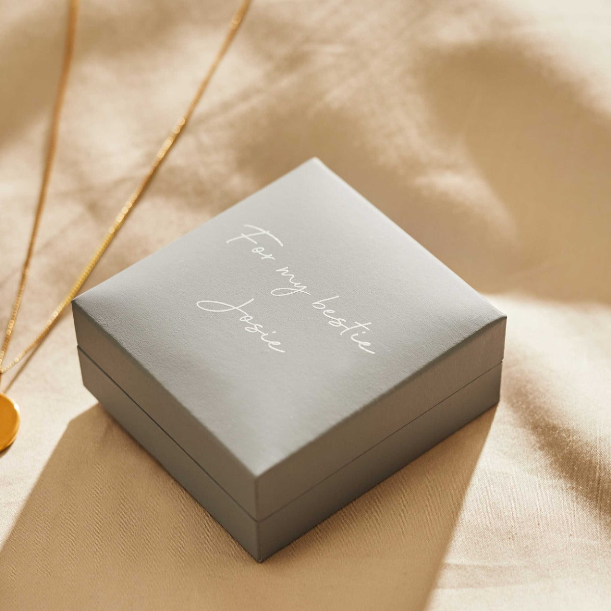 Personalised Gold-Plated Disc Necklace