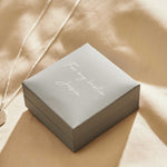 Personalised Retro Sterling Silver Disc Necklace
