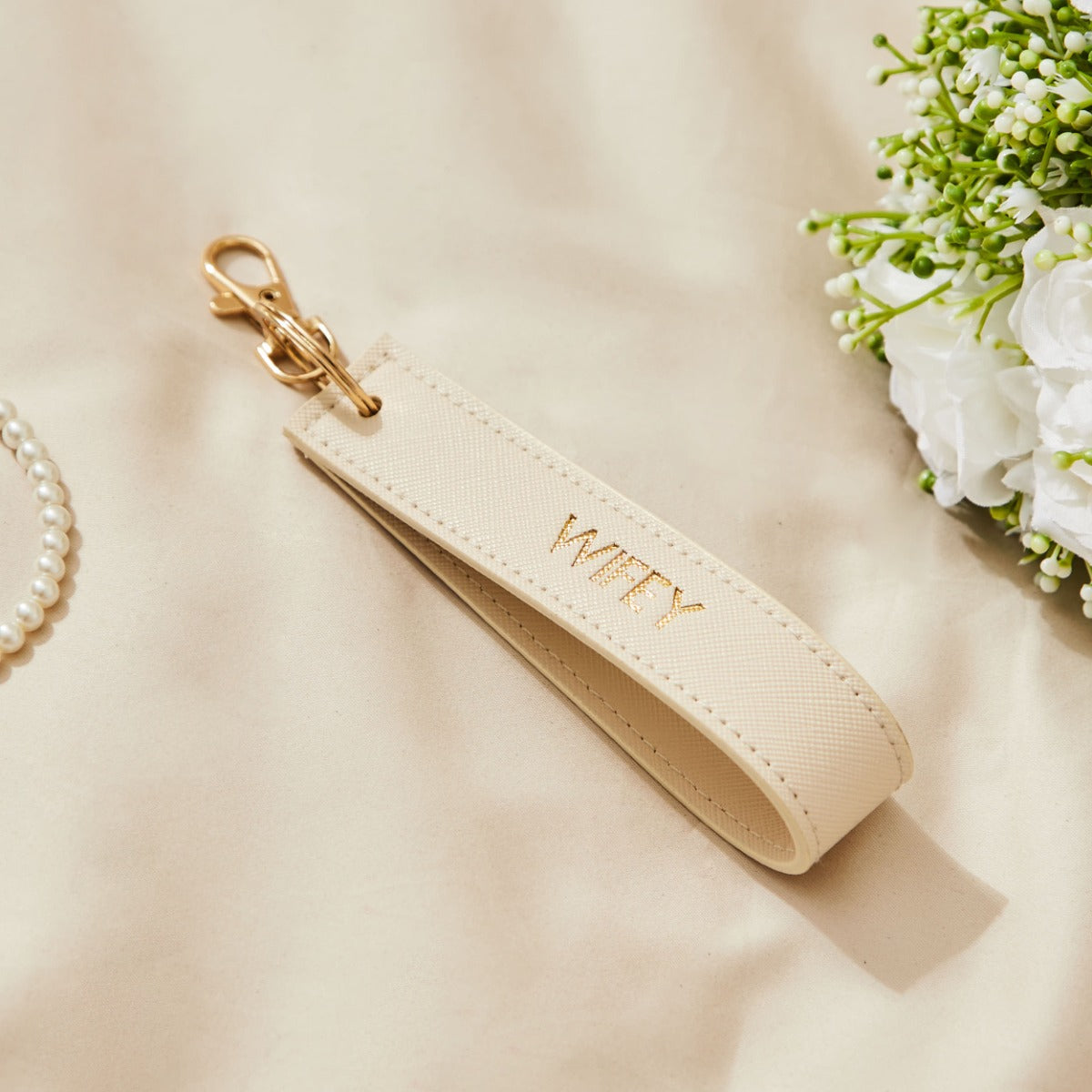 Personalised Wifey Keyring